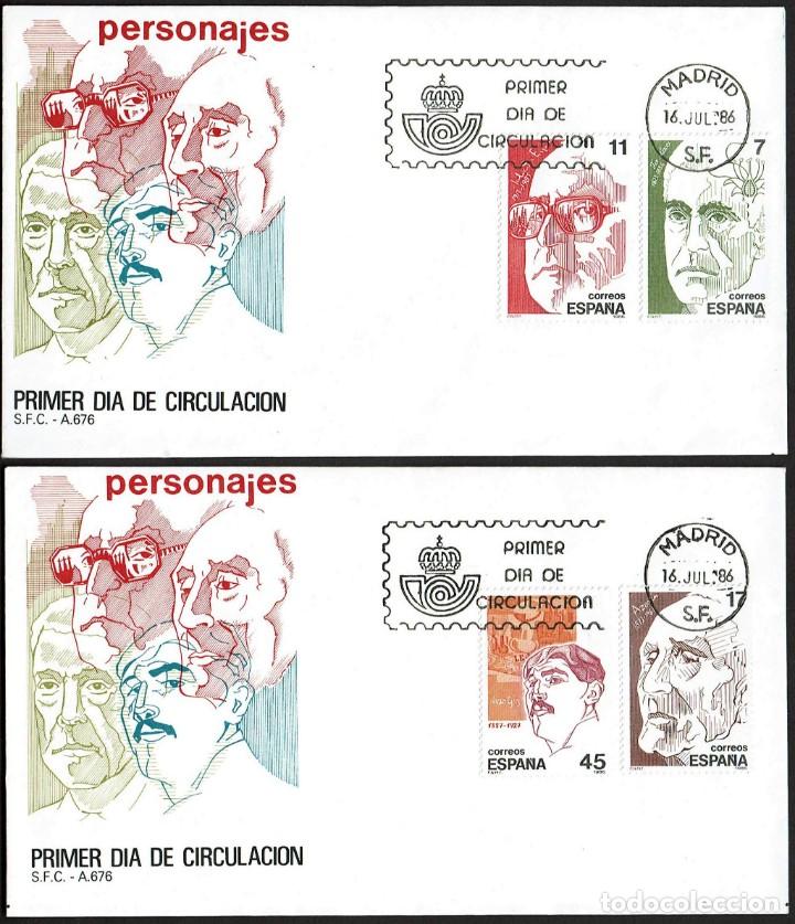 Sellos: SPD ESPA&Ntilde;A 1986 - PERSONAJES - Foto 1