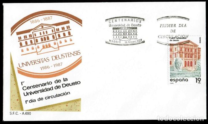 Sellos: SPD ESPA&Ntilde;A 1987 - CENTENARIOS EDIFIL 2880 - Foto 1