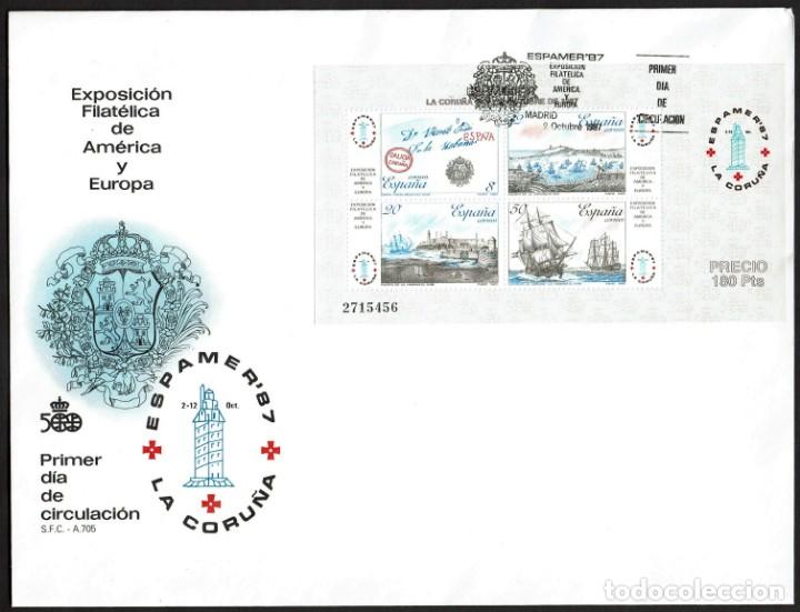 Sellos: SPD ESPA&Ntilde;A 1987 - ESPAMER-87 - Foto 1