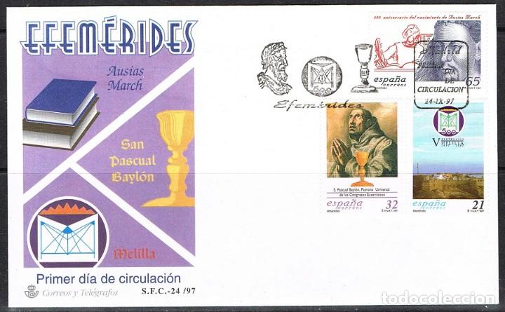 Sellos: [CF7733] Espa&ntilde;a 1997, FDC Serie Efem&eacute;rides (NS) - Foto 1