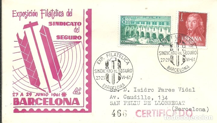 Sellos: MATASELLOS 1961 BARCELONA - Foto 1