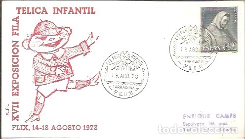 Sellos: MATASELLOS FLIIX TARRAGONA 1973 - Foto 1