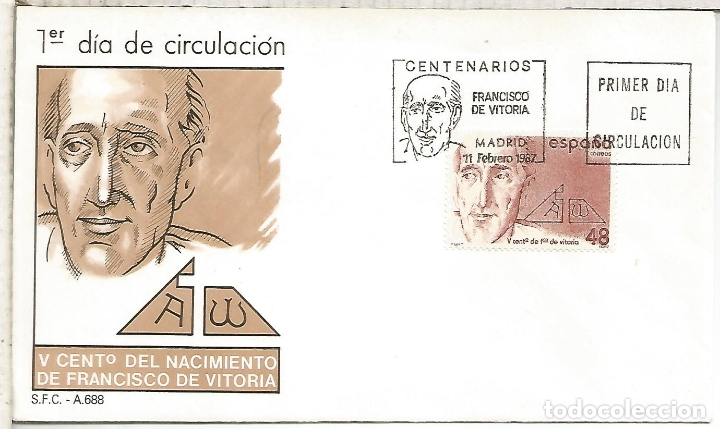Sellos: MADRID SPD FRANCISCO DE VITORIA - Foto 1