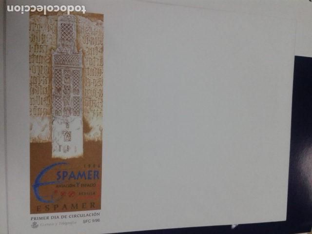 Sellos: ESPA&Ntilde;A 1996, ESPAMER Aviaci&oacute;n y Espacio. NUEVO - Foto 1