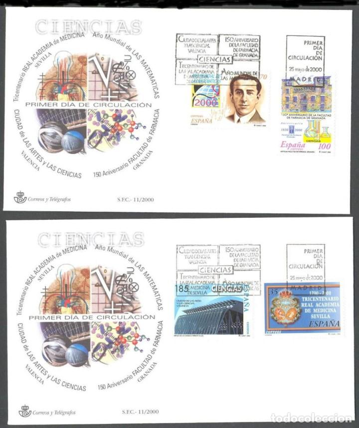 Sellos: [CF2675] Espa&ntilde;a 2000, FDC Serie Ciencias (NS) - Foto 1