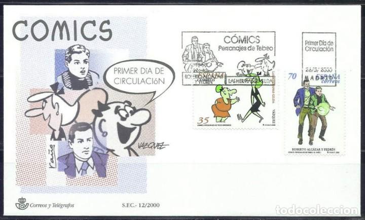 Sellos: [CF2676] Espa&ntilde;a 2000, FDC Serie C&oacute;mics (NS) - Foto 1