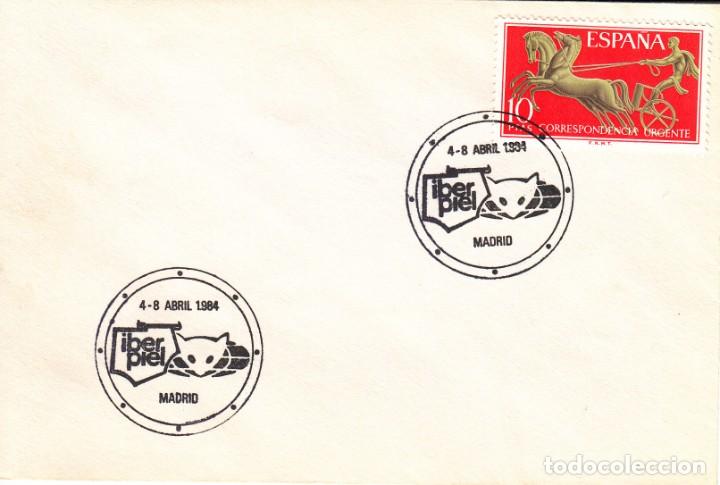 Sellos: SOBRE: 1984 MADRID. IBERPIEL - Foto 1