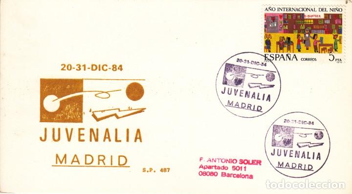 Sellos: TARJETA: 1984 MADRID. JUVENALIA - Foto 1