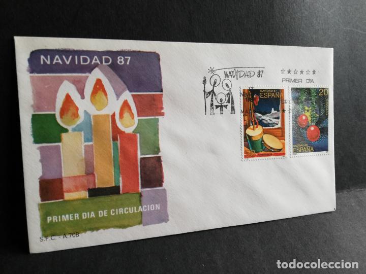 Sellos: SOBRE PRIMER DIA. NAVIDAD. MADRID. 1987. - Foto 1