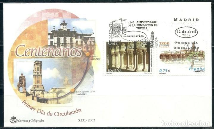 Sellos: [CF2711] Espa&ntilde;a 2002, FDC Serie Centenarios (NS) - Foto 1