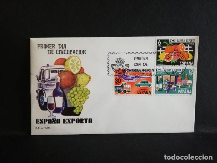 Sellos: SOBRE PRIMER DIA. ESPA&Ntilde;A EXPORTA. MADRID. 1981. - Foto 1