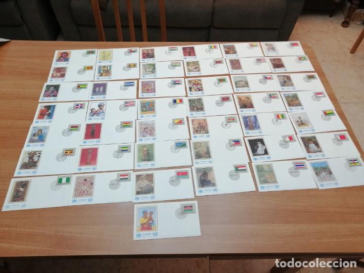 Sellos: 43 SOBRES UNICEF UNITED NATIONS - Foto 2