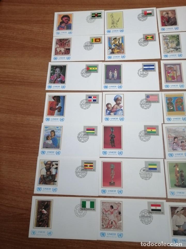 Sellos: 43 SOBRES UNICEF UNITED NATIONS - Foto 3