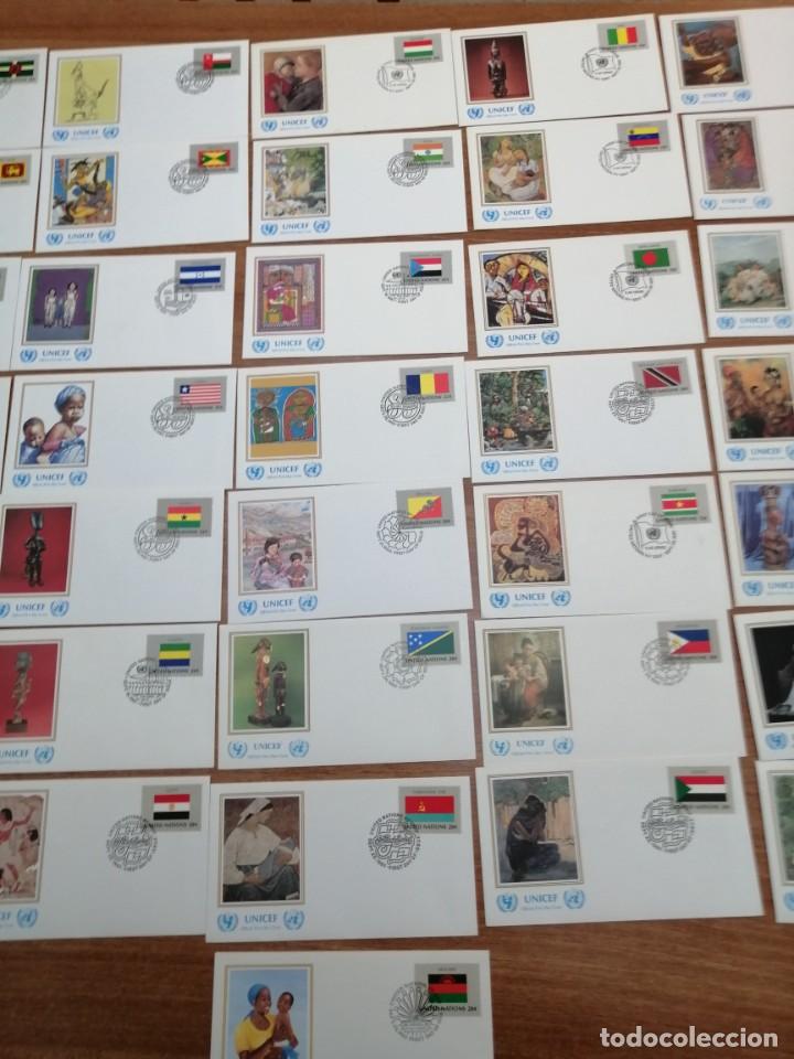 Sellos: 43 SOBRES UNICEF UNITED NATIONS - Foto 4