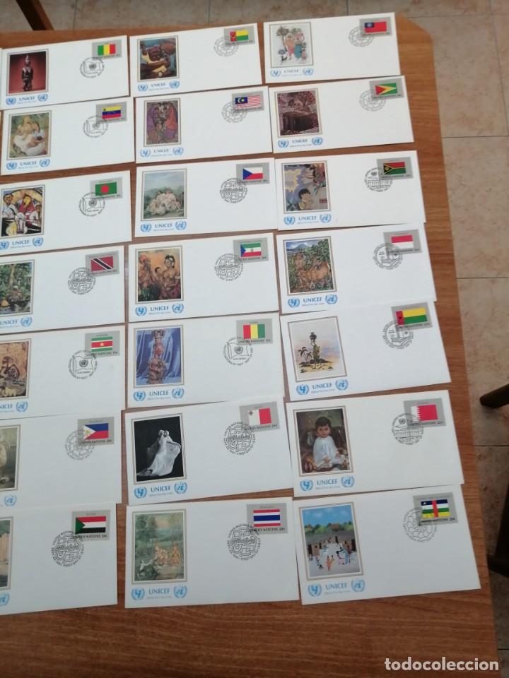 Sellos: 43 SOBRES UNICEF UNITED NATIONS - Foto 5