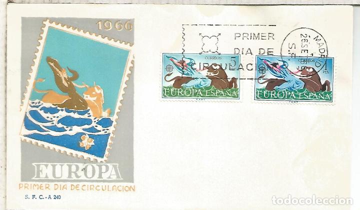 Sellos: MADRID SPD FDC EUROPA CEPT 1966 MITOLOGIA - Foto 1