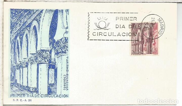 Sellos: MADRID SPD FDC TURISMO TOLEDO SINAGOGA - Foto 1
