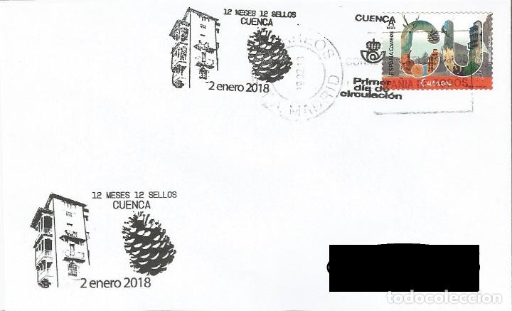 Sellos: ESPA&Ntilde;A. SOBRE PRIMER DIA. CUENCA. 2108 - Foto 1