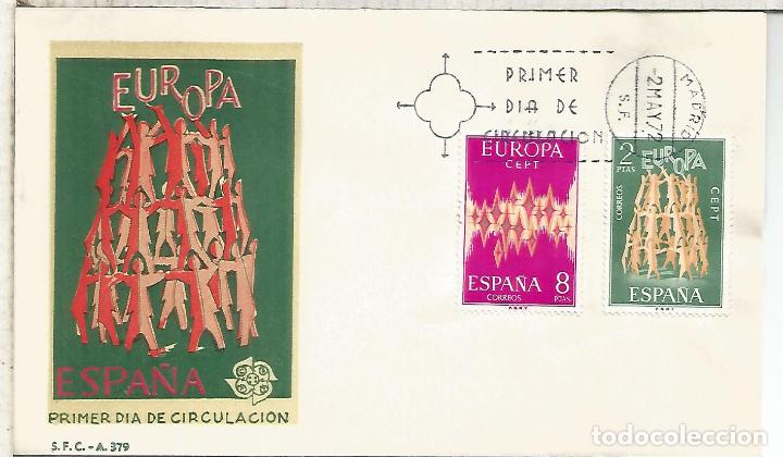 Sellos: ESPA&Ntilde;A SPD FDC EUROPA CEPT 1972 - Foto 1