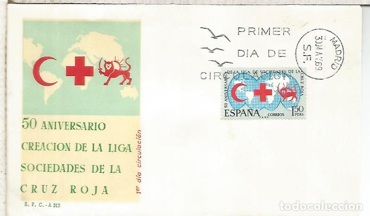 Sellos: ESPA&Ntilde;A SPD FDC CRUZ ROJA RED CROSS - Foto 1
