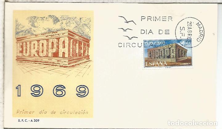Sellos: ESPA&Ntilde;A SPD FDC EUROPA CEPT 1969 - Foto 1