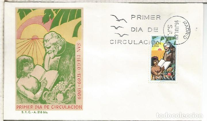 Sellos: ESPA&Ntilde;A SPD FDC SAN DIEGO - Foto 1