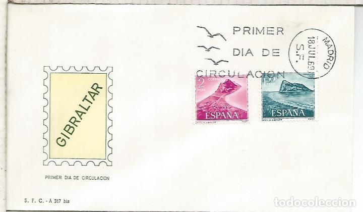 Sellos: ESPA&Ntilde;A SPD FDC GIBRALTAR GEOLOGIA ROCK - Foto 1