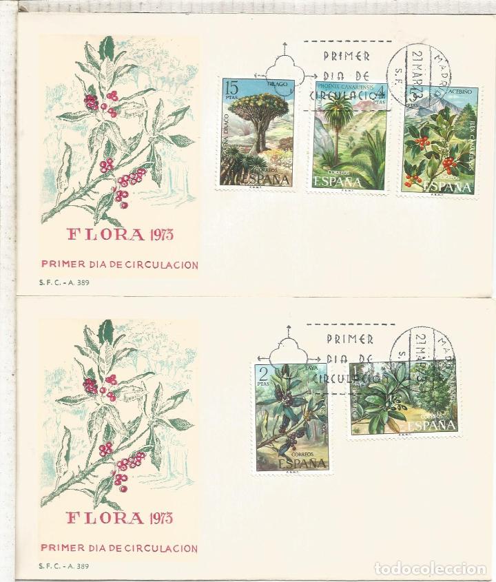 Sellos: ESPA&Ntilde;A SPD FDC X 2 ARBOL TREE - Foto 1