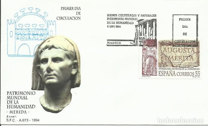 Sellos: Sobre Primer D&iacute;a de Circulaci&oacute;n. MERIDA - 1994 - Foto 1