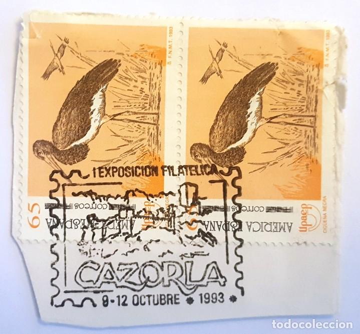 Sellos: MATASELLO I EXPOSICION FILATELICA CAZORLA. 1993. - Foto 1