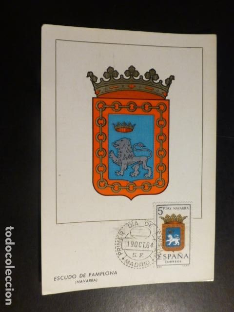 Sellos: TARJETA PRIMER DIA DE CIRCULACION NAVARRA - Foto 1