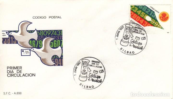 Sellos: SOBRE: 1987 BILBAO. EL CODIGO POSTAL - Foto 1