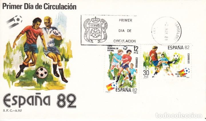 Sellos: SOBRE: 1981 BARCELONA. ESPA&Ntilde;A 82 - Foto 1