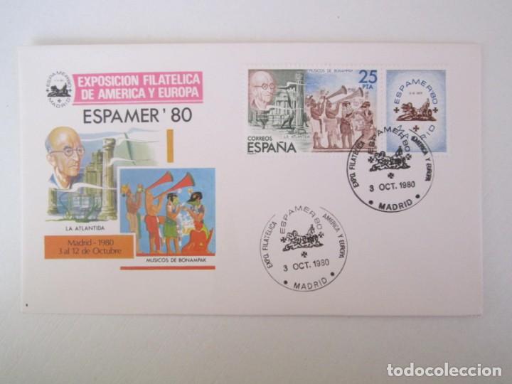 Sellos: SOBRE DEL PRIMER DIA ESPAMER 80 - Foto 1