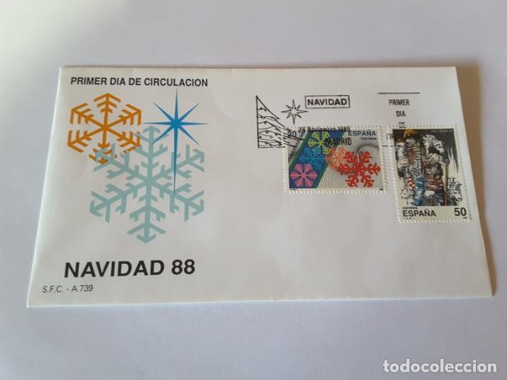 Sellos: Sobre primer dia Espa&ntilde;a - Foto 1