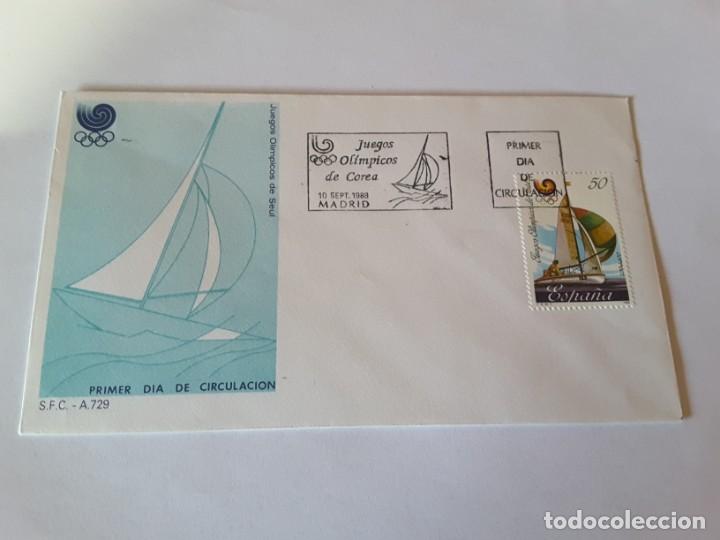 Sellos: Sobre primer dia Espa&ntilde;a - Foto 1