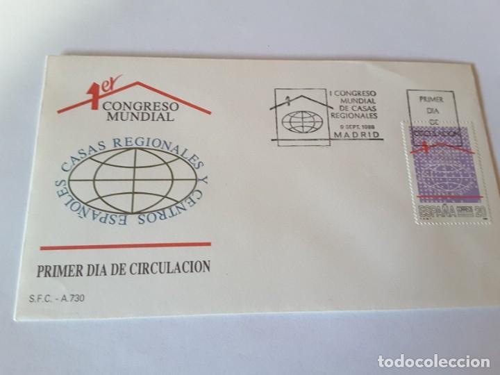 Sellos: Sobre primer dia Espa&ntilde;a - Foto 1
