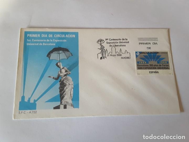 Sellos: Sobre primer dia Espa&ntilde;a - Foto 1