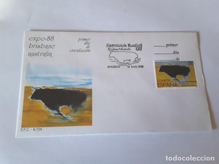 Sellos: Sobre primer dia Espa&ntilde;a - Foto 1