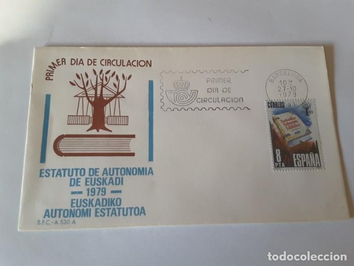 Sellos: Sobre primer dia Espa&ntilde;a - Foto 1