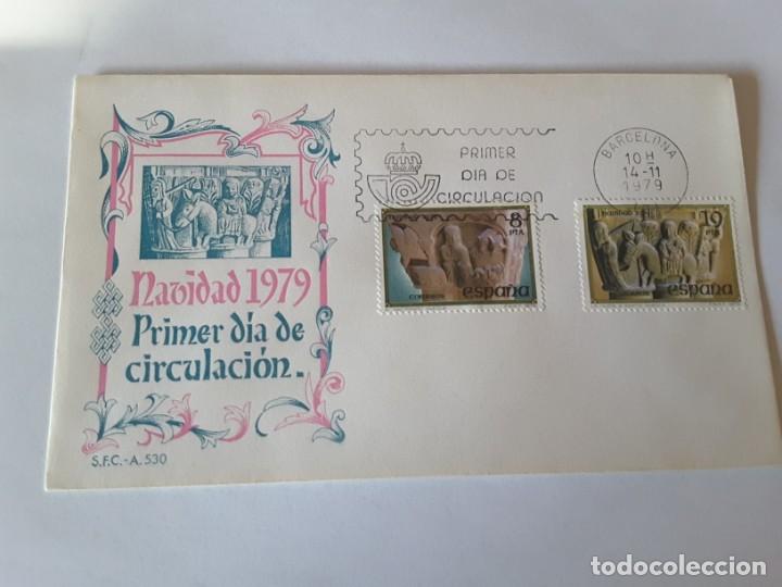 Sellos: Sobre primer dia Espa&ntilde;a - Foto 1
