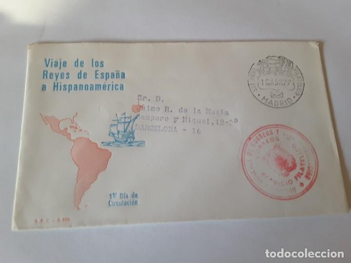 Sellos: Sobre primer dia Espa&ntilde;a - Foto 1