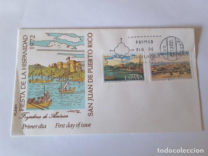 Sellos: Sobre primer dia Espa&ntilde;a - Foto 1