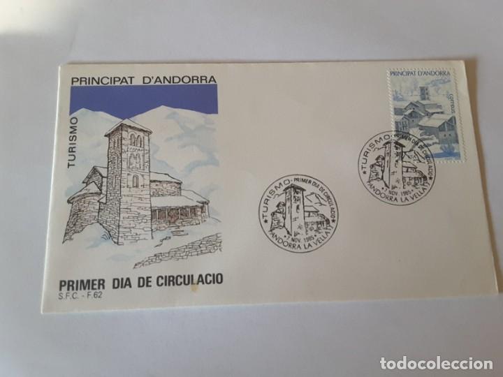 Sellos: Sobre primer dia Andorra - Foto 1