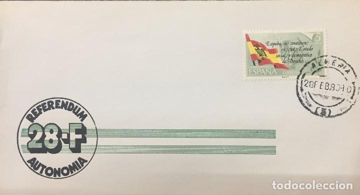 Selos: LOTE 8 SOBRES REFERENDUM ANDALUCIA 28 F (COLECCION DIFICIL)