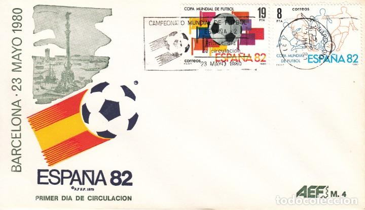 Sellos: SOBRE: 1980 BARCELONA. ESPA&Ntilde;A 82 - Foto 1