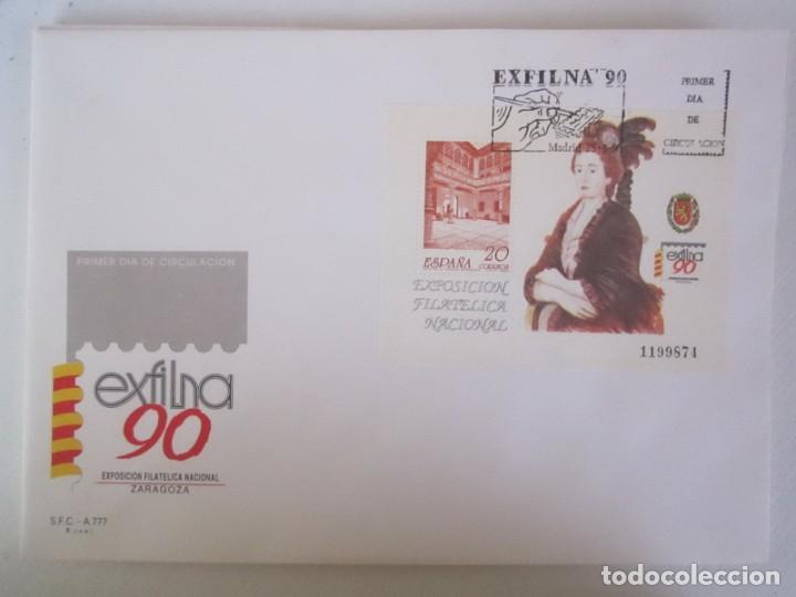 Sellos: SOBRE PRIMER DIA EXFILINA 90 - Foto 1