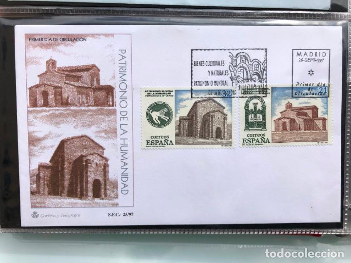 Sellos: SOBRE PRIMER DIA DE CIRCULACION SFC 1997 IGLESIAS PRERROMANICAS ASTURIANAS, PATRIMONIO DE LA HUMANID