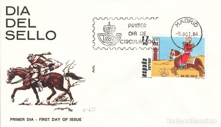 Sellos: SOBRE: 1984 MADRID. DIA DEL SELLO - Foto 1