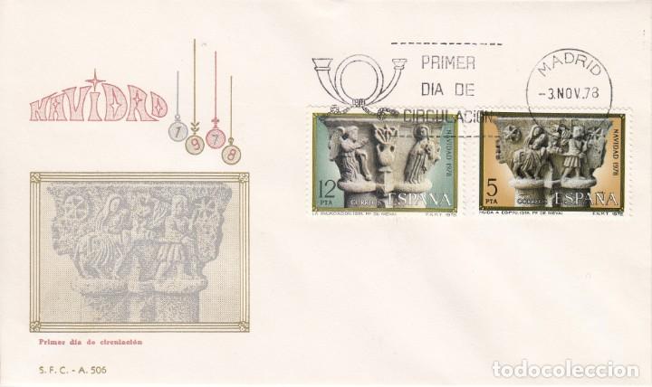 Sellos: SOBRE: 1978 MADRID. NACIDAD - Foto 1